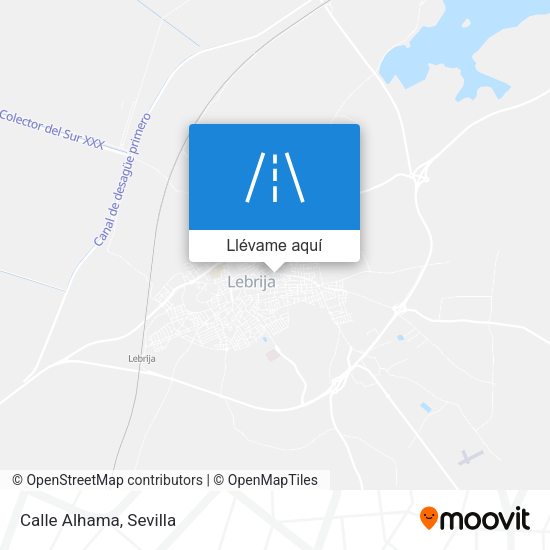 Mapa Calle Alhama