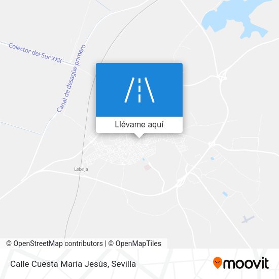 Mapa Calle Cuesta María Jesús
