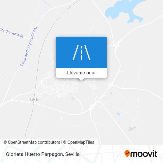 Mapa Glorieta Huerto Parpagón