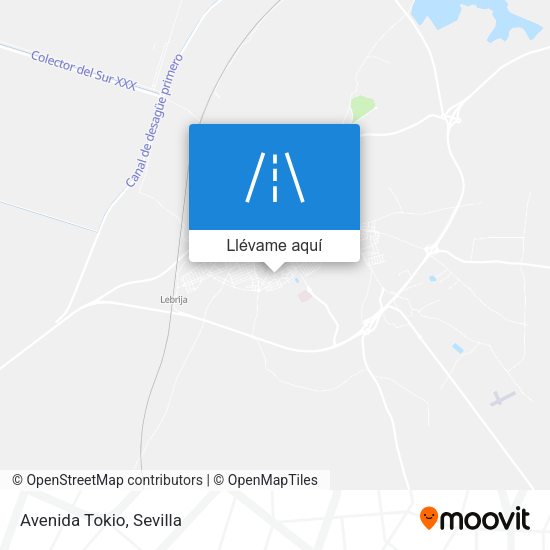 Mapa Avenida Tokio