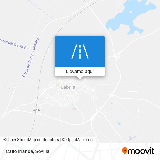 Mapa Calle Irlanda