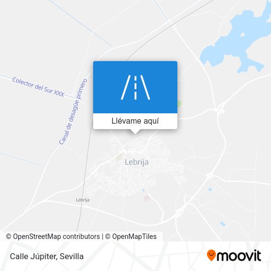 Mapa Calle Júpiter