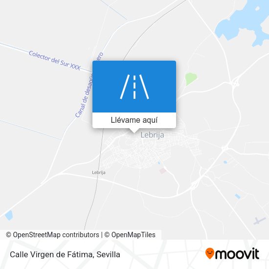 Mapa Calle Virgen de Fátima