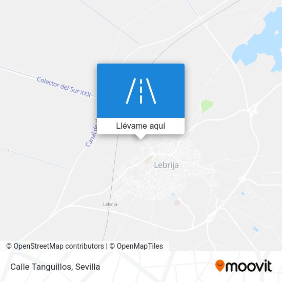 Mapa Calle Tanguillos
