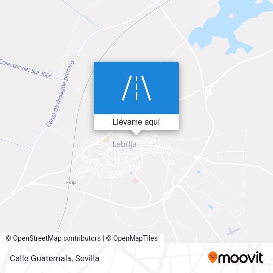 Mapa Calle Guatemala