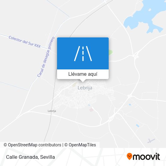 Mapa Calle Granada