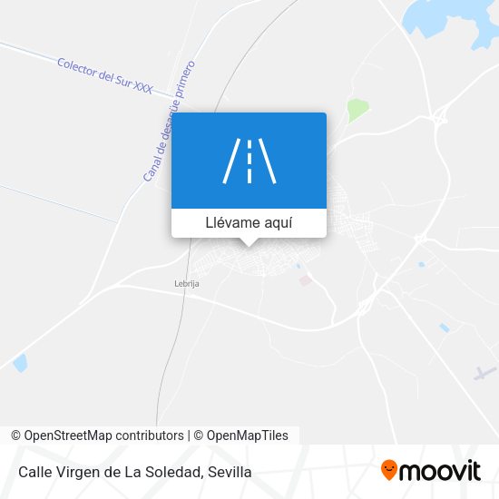 Mapa Calle Virgen de La Soledad