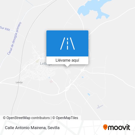 Mapa Calle Antonio Mairena