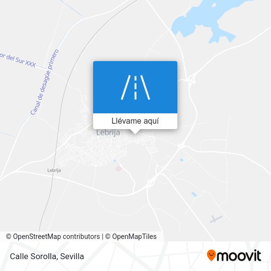 Mapa Calle Sorolla