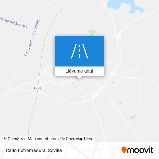 Mapa Calle Extremadura