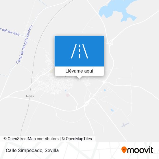 Mapa Calle Simpecado