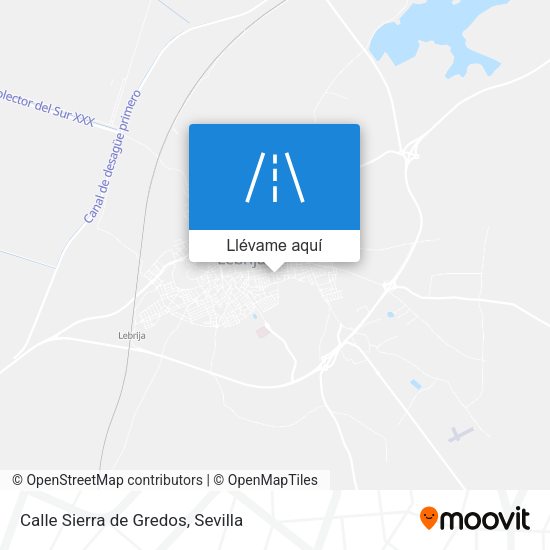 Mapa Calle Sierra de Gredos