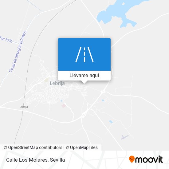 Mapa Calle Los Molares