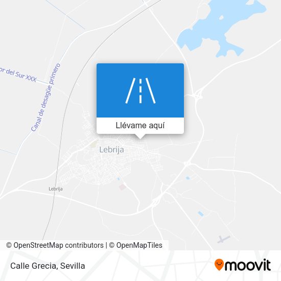 Mapa Calle Grecia