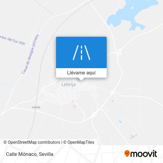 Mapa Calle Mónaco
