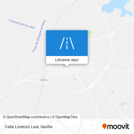 Mapa Calle Lorenzo Leal