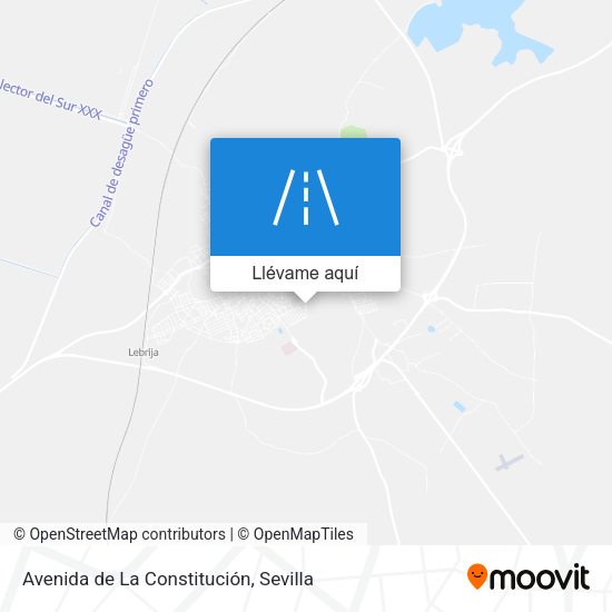 Mapa Avenida de La Constitución