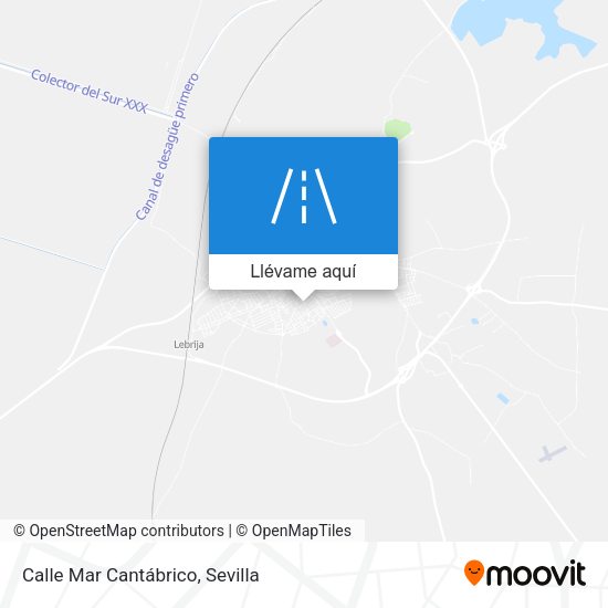 Mapa Calle Mar Cantábrico