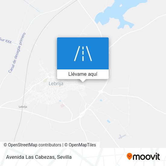Mapa Avenida Las Cabezas