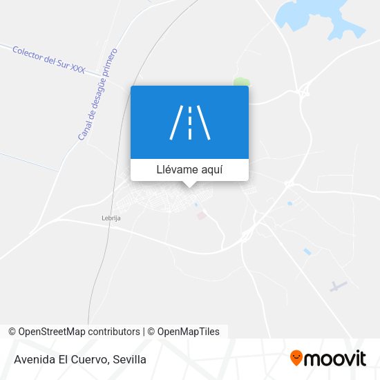 Mapa Avenida El Cuervo