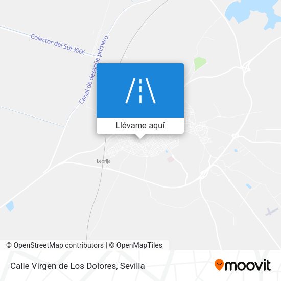 Mapa Calle Virgen de Los Dolores