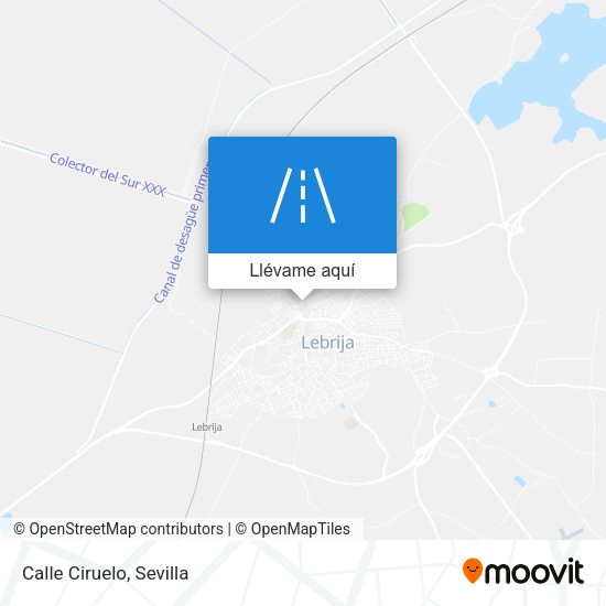 Mapa Calle Ciruelo