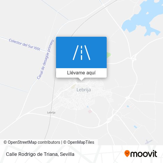 Mapa Calle Rodrigo de Triana