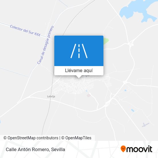 Mapa Calle Antón Romero