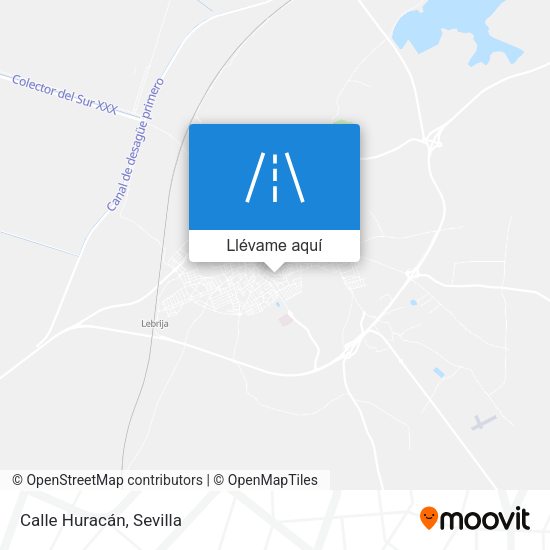 Mapa Calle Huracán