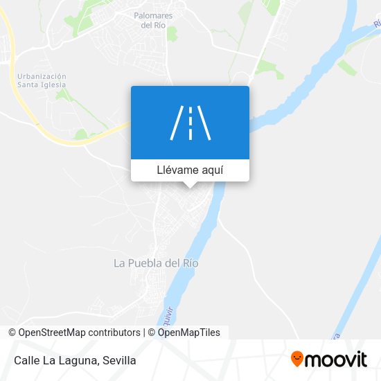 Mapa Calle La Laguna