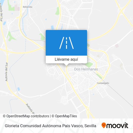 Mapa Glorieta Comunidad Autónoma País Vasco