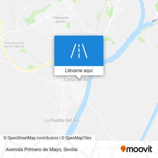 Mapa Avenida Primero de Mayo