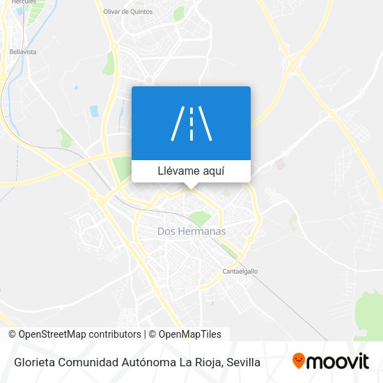 Mapa Glorieta Comunidad Autónoma La Rioja