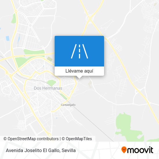 Mapa Avenida Joselito El Gallo
