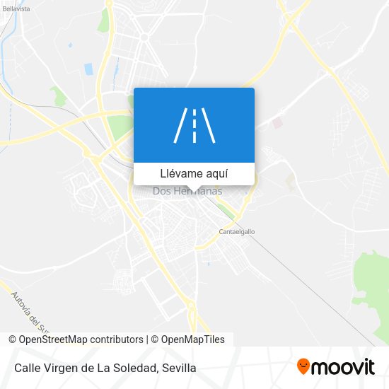 Mapa Calle Virgen de La Soledad