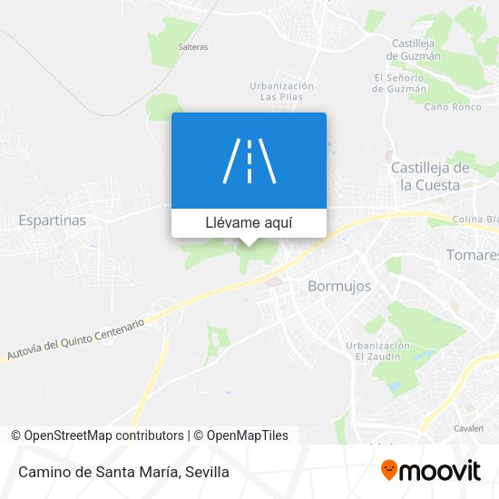 Mapa Camino de Santa María