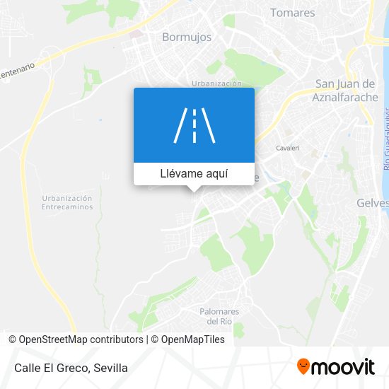 Mapa Calle El Greco