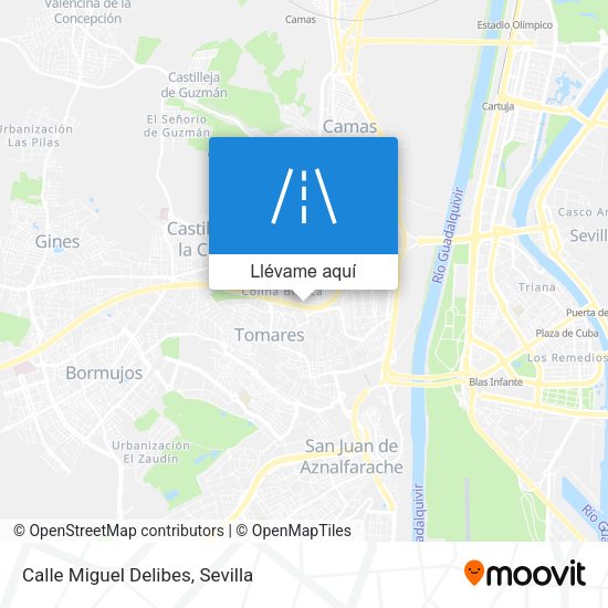 Mapa Calle Miguel Delibes