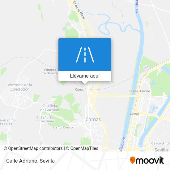 Mapa Calle Adriano