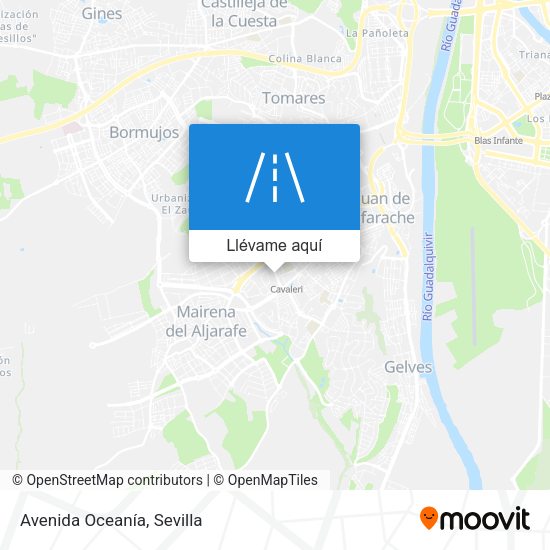 Mapa Avenida Oceanía