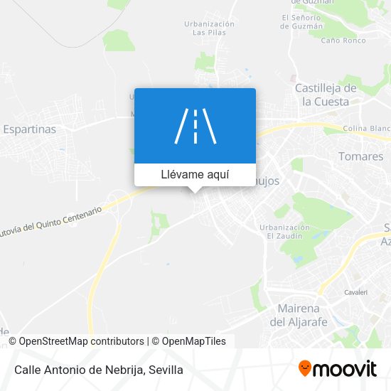 Mapa Calle Antonio de Nebrija