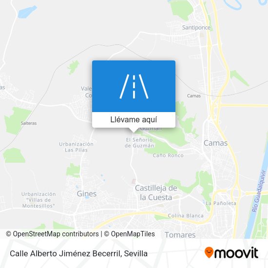 Mapa Calle Alberto Jiménez Becerril