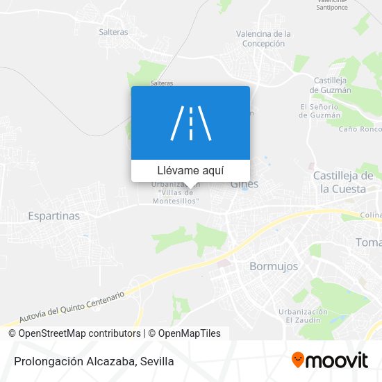Mapa Prolongación Alcazaba
