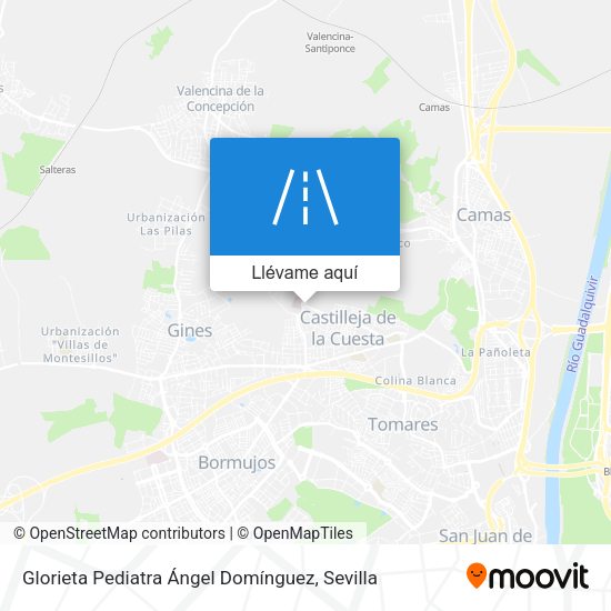 Mapa Glorieta Pediatra Ángel Domínguez