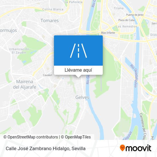 Mapa Calle José Zambrano Hidalgo