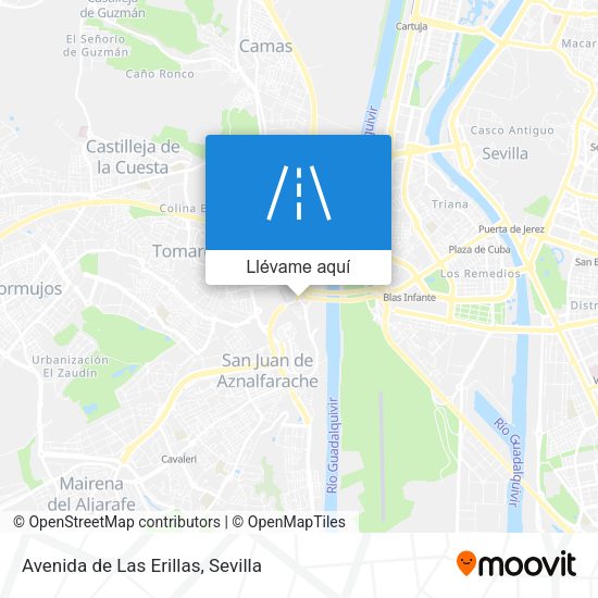 Mapa Avenida de Las Erillas