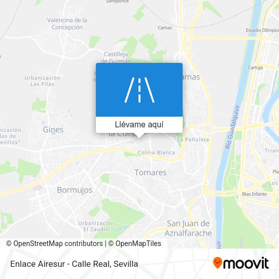 Mapa Enlace Airesur - Calle Real