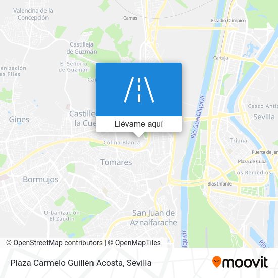 Mapa Plaza Carmelo Guillén Acosta
