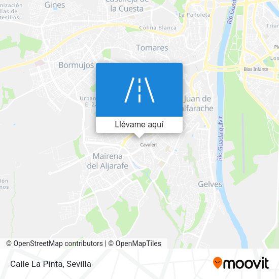 Mapa Calle La Pinta