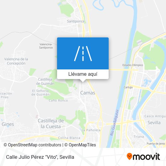 Mapa Calle Julio Pérez "Vito"